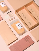 Soil & Soul DIY bouquet preservation kit unboxed, featuring labeled flower drying materials, tools, and step-by-step instructions to create a custom resin ring holder—perfect for preserving wedding flowers and crafting a lasting bridal keepsake.