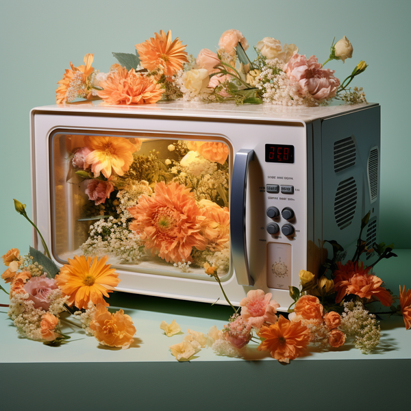 Microwaving Your Memories: A Quick and Easy Guide to Preserving Flowers with Zing